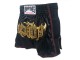 Lumpinee Retro Muay Thai Shorts - Thaiboxhose für Kinder : LUMRTO-003 Schwarz